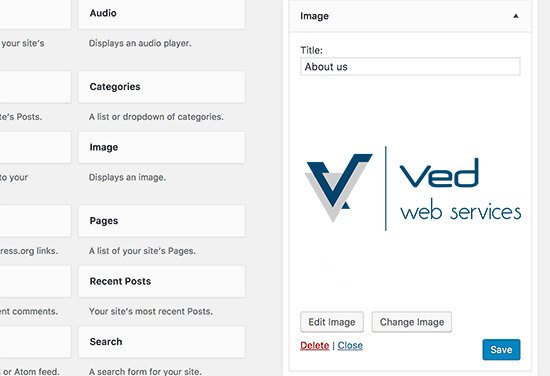 Image Widget for WordPress